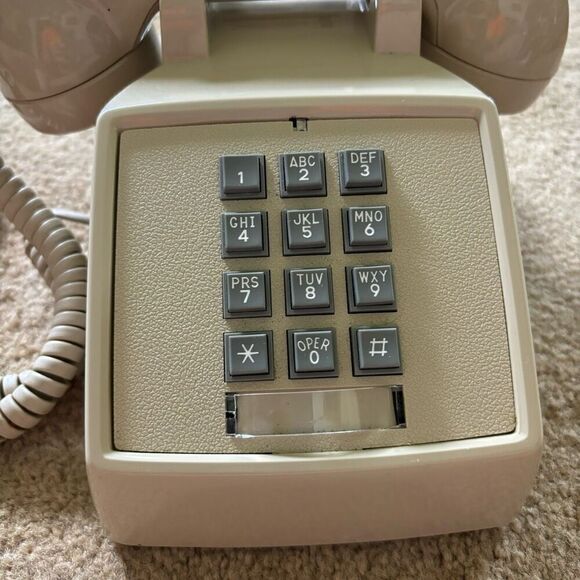 Premier 2500 Vintage Push Button Telephone *Works* - Picture 2 of 6